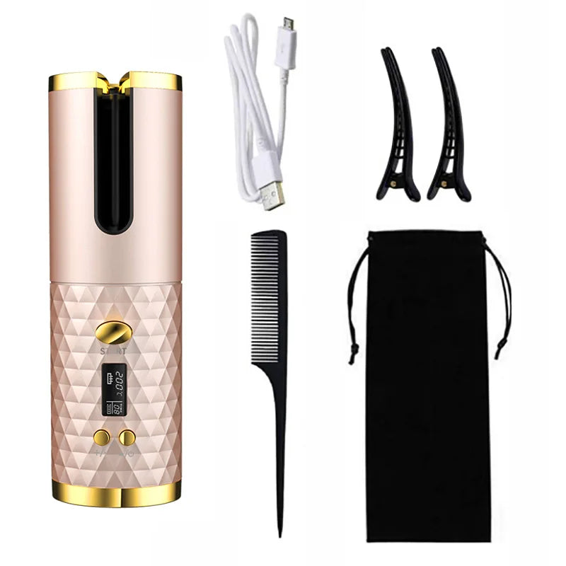 BeautyNova Curly (Rizador Automático Inalámbrico USB)