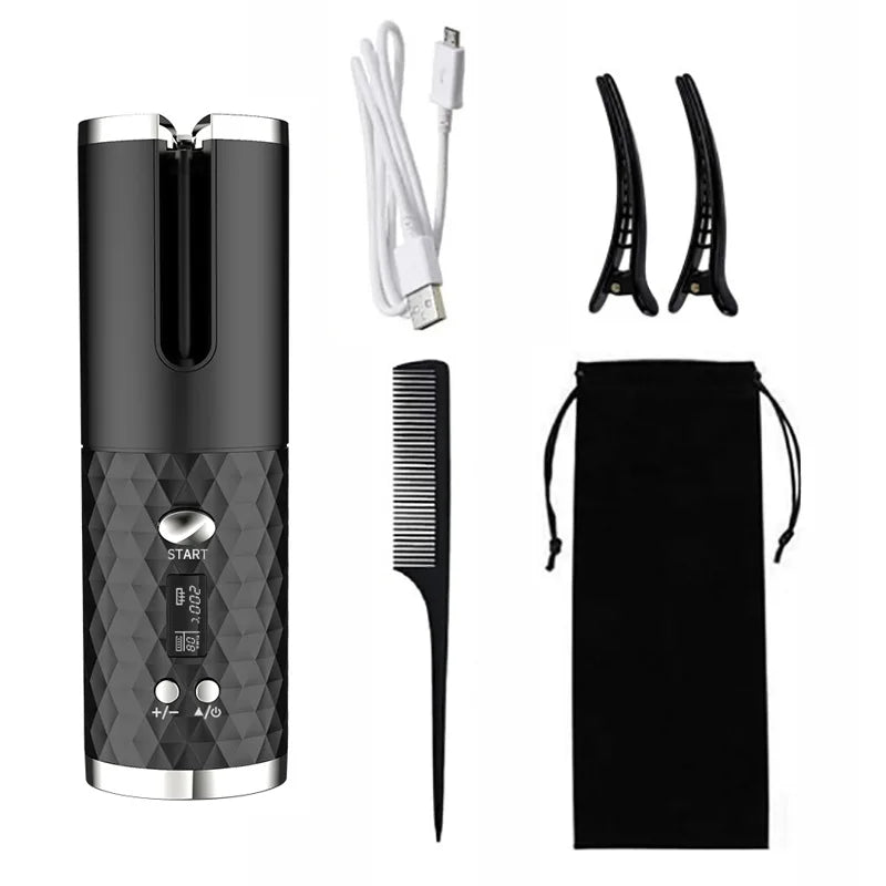 BeautyNova Curly (Rizador Automático Inalámbrico USB)