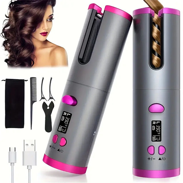 BeautyNova Curly (Rizador Automático Inalámbrico USB)